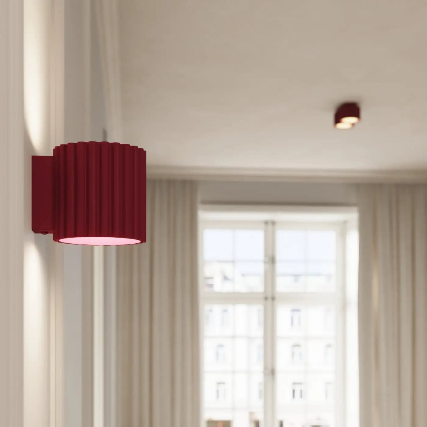 Plafonnier Double Spot Bordeaux - Dalumea - vue 9