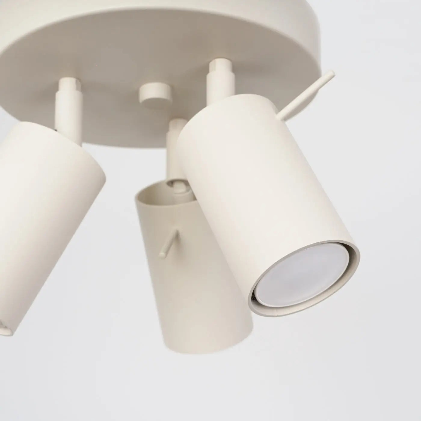 Plafonnier 3 Spots Orientables Plateau Beige - Dalumea - vue 4