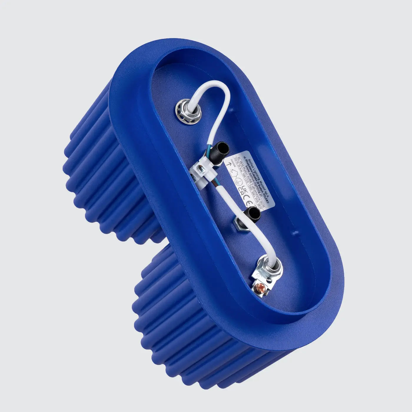 Plafonnier Double Cylindre Strié Ultramarine - Dalumea - vue 5