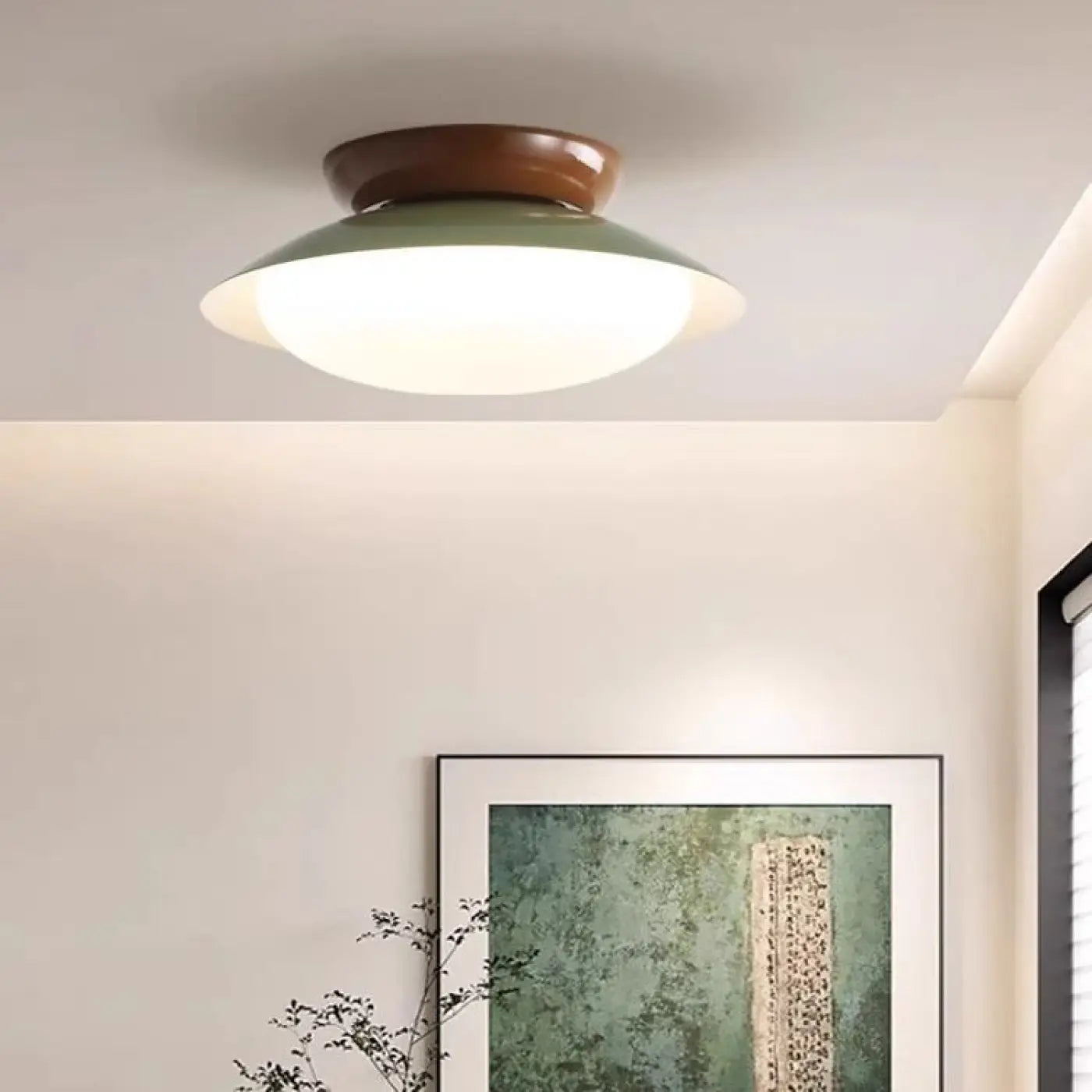 Plafonnier suspension luminaire moderne design epure en metal - Dalumea - vue 14