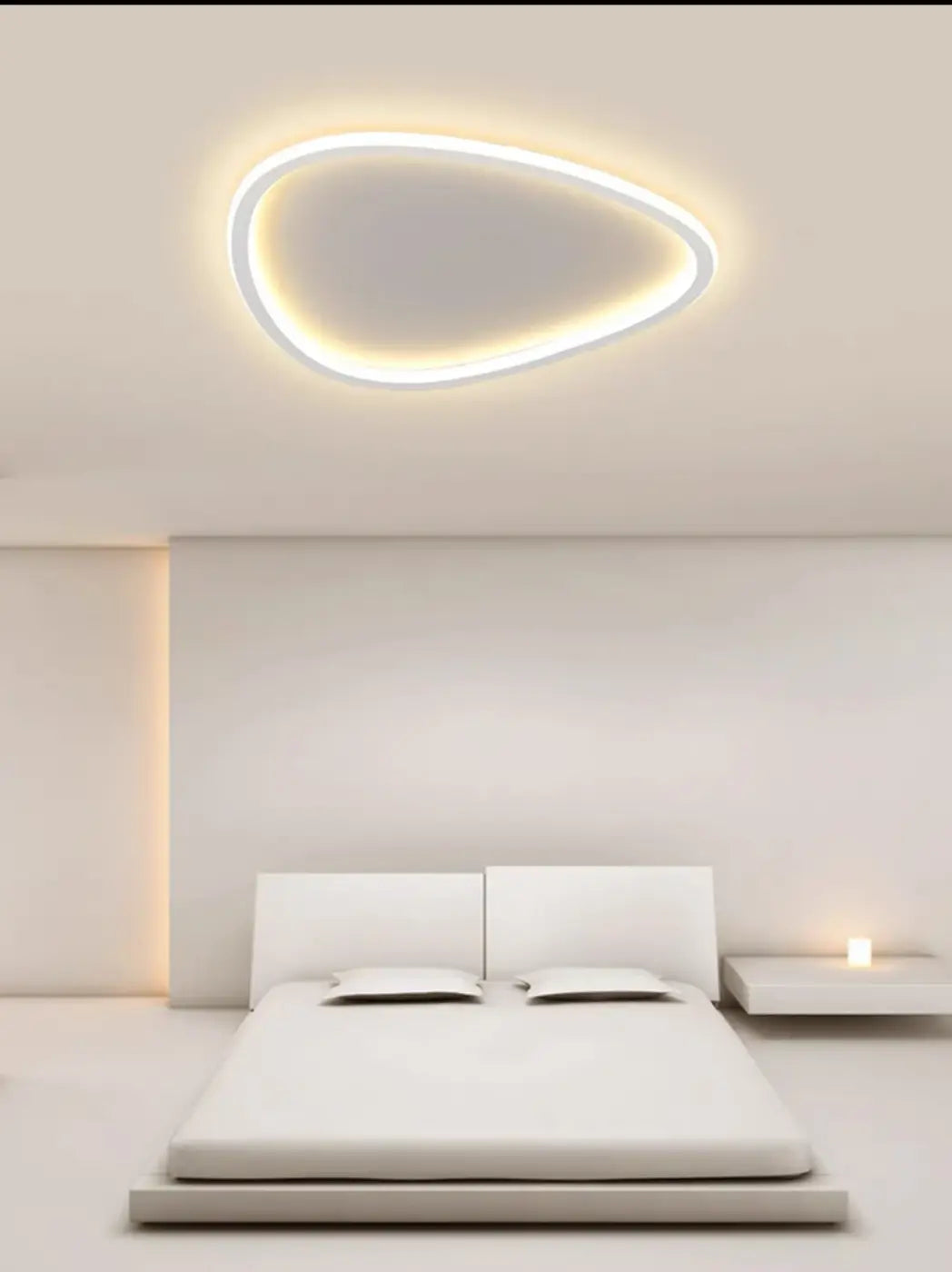 Plafonnier LED Design Organique Asymétrique - Dalumea - vue 1
