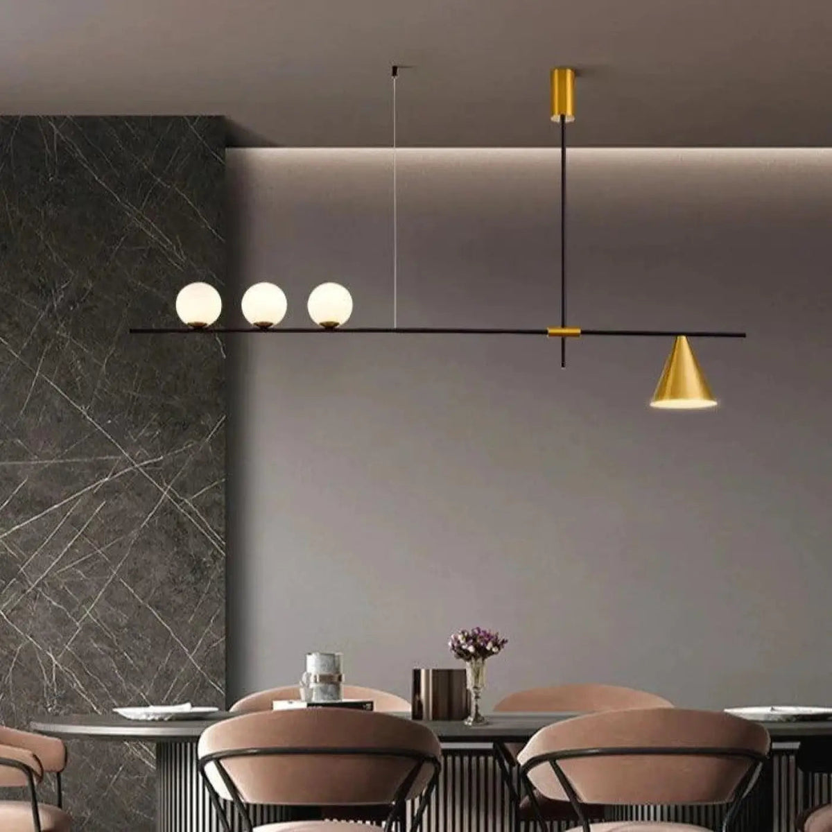Plafonnier Boule Design - Dalumea - vue 4