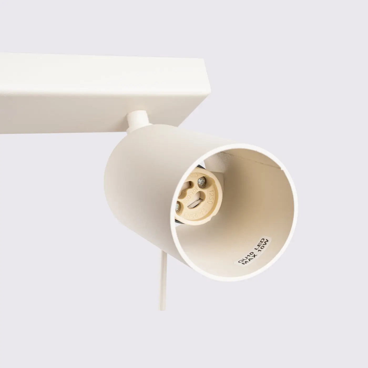 Plafonnier Linéaire 6 Spots Beige - Dalumea - vue 7