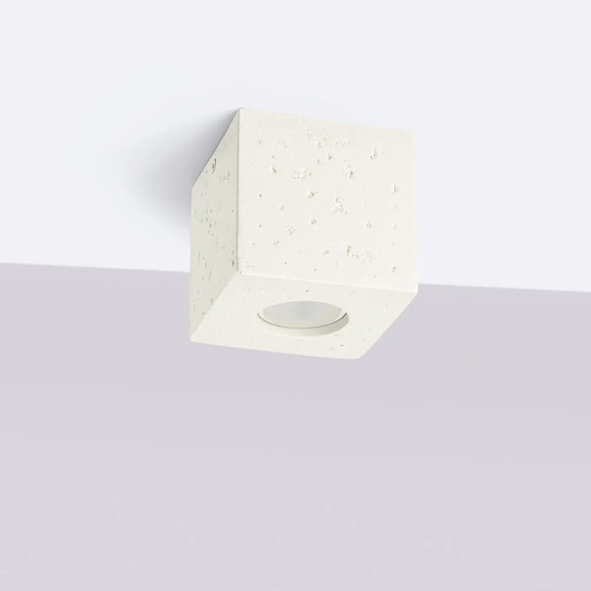 Plafonnier Béton Beige Minimaliste