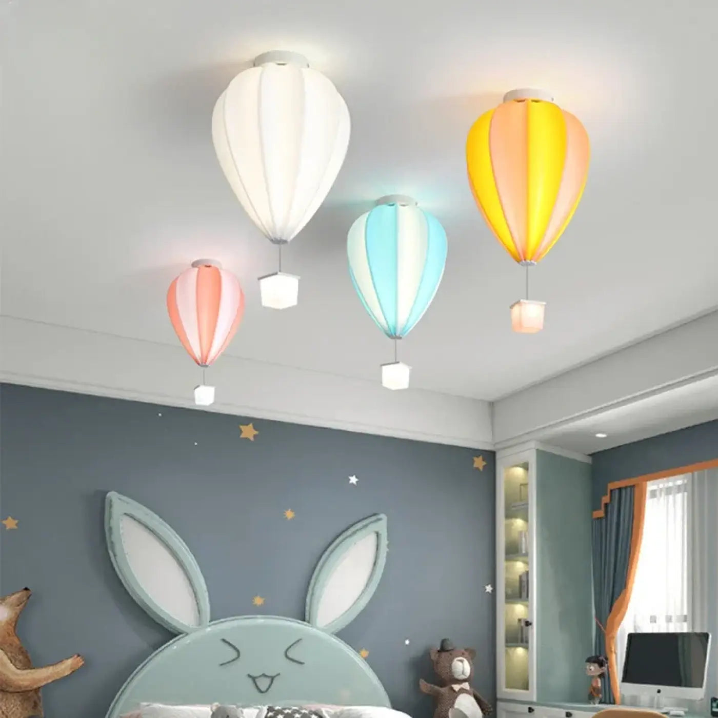 Plafonnier Montgolfière Chambre Enfant - Dalumea - vue 2