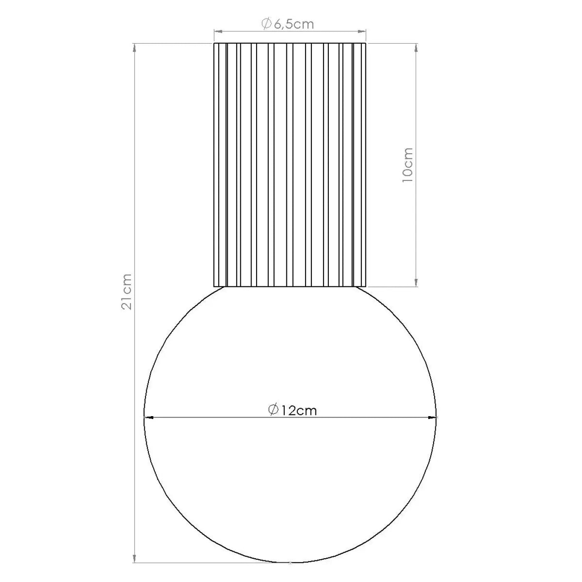 Plafonnier luminaire plafonnier rouge ochra style minimaliste - Dalumea - vue 12