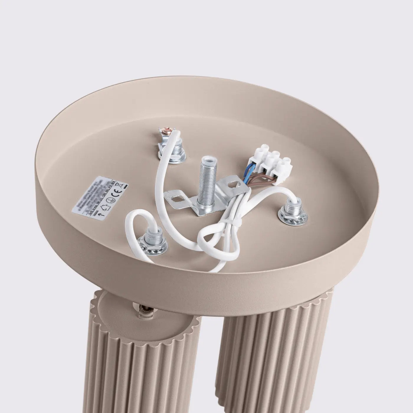 Plafonnier 3 Spots Orientables Taupe - Dalumea - vue 5