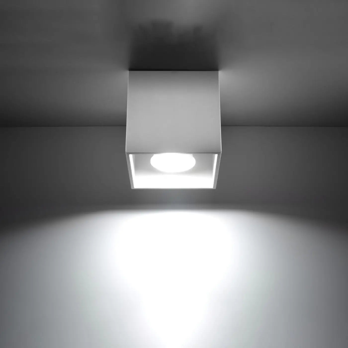 Plafonnier LED Blanc Minimaliste - Dalumea - vue 1