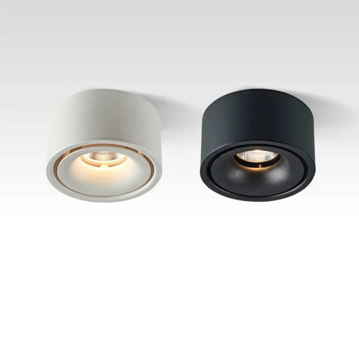 Plafonnier Cylindre Doré Design Moderne