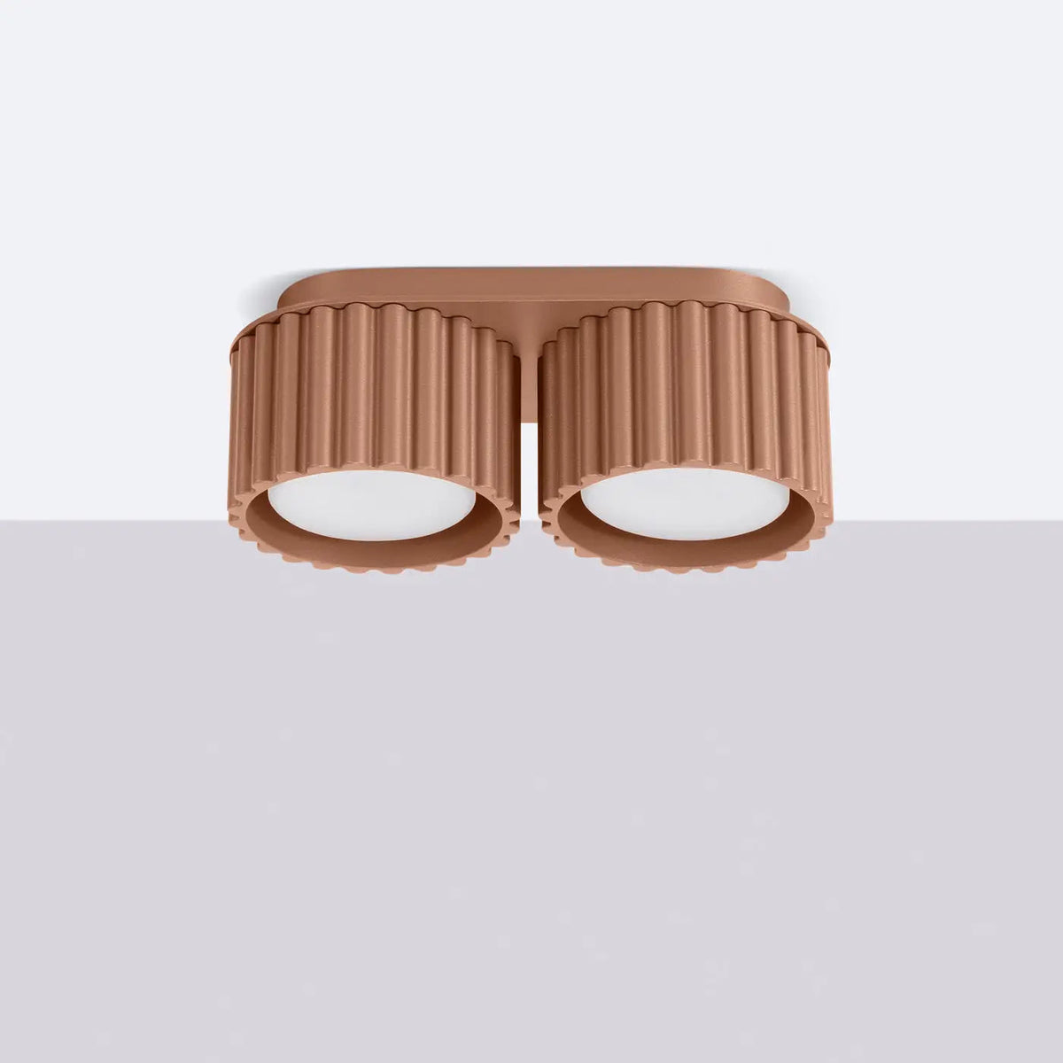 Plafonnier Double Spot Moka