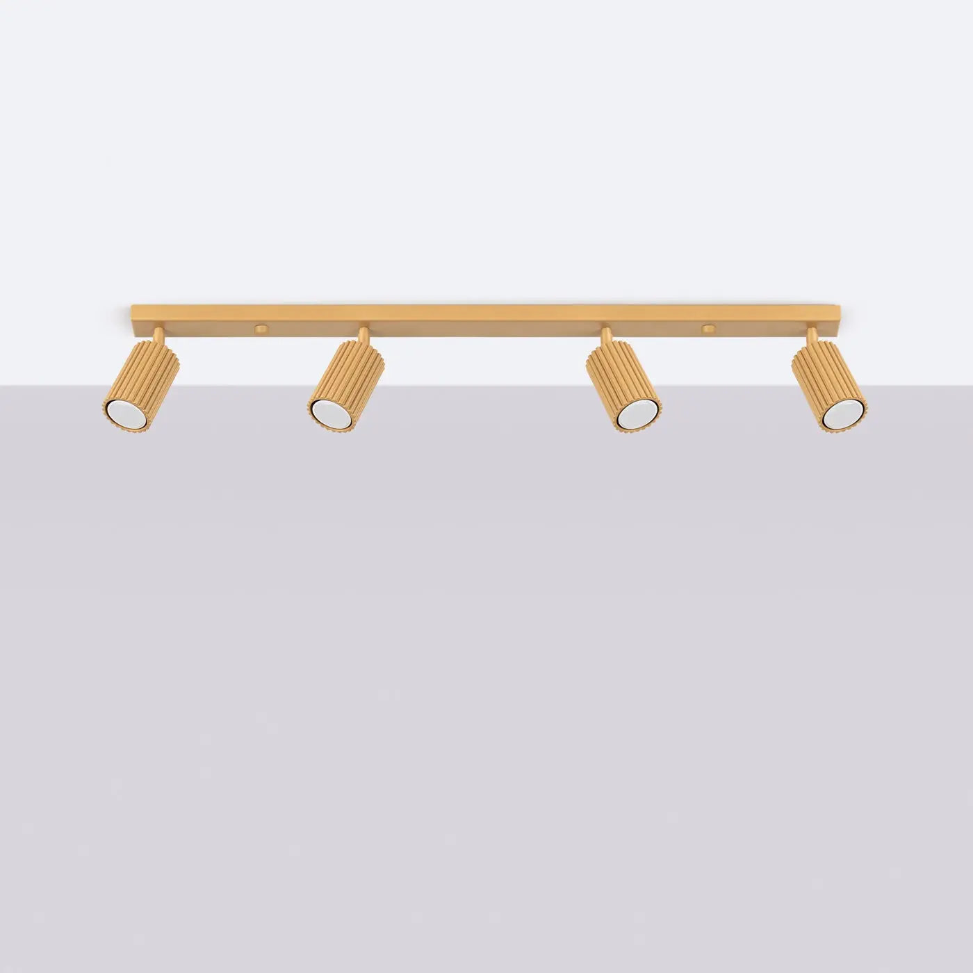 Plafonnier 4 Spots Orientables Doré - Dalumea - vue 2