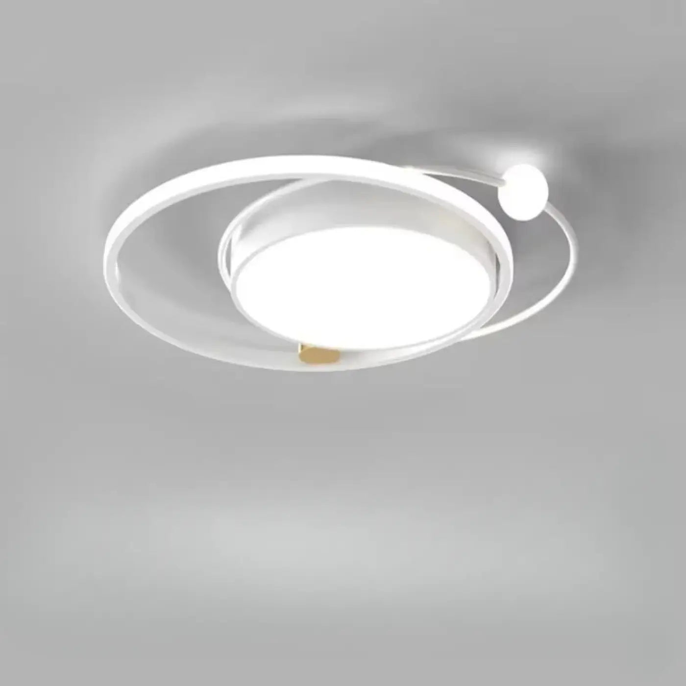 Plafonnier Anneaux Entrelacés Design Contemporain - Dalumea - vue 6