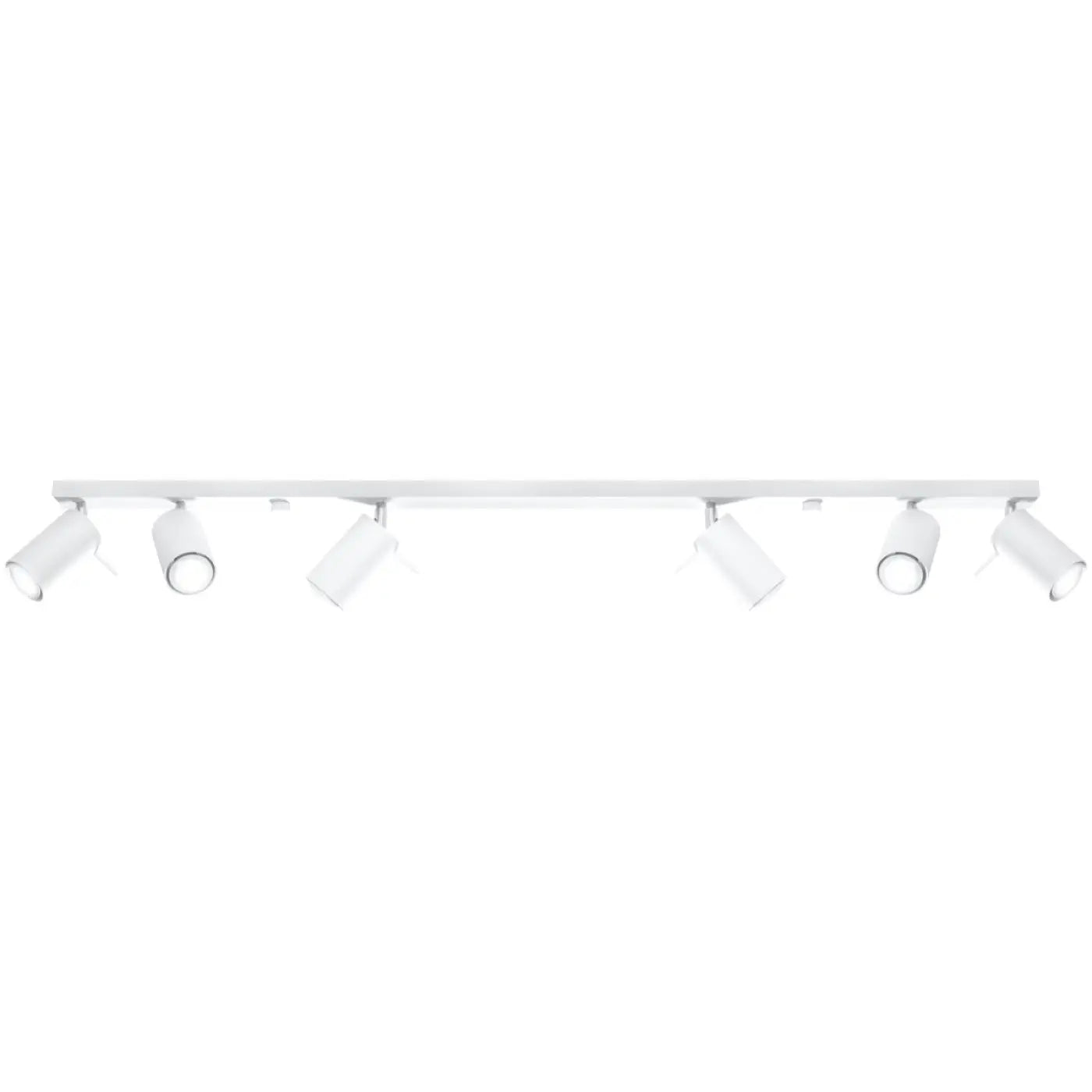 Plafonnier 6 Spots Orientables Lisse Blanc - Dalumea - vue 3