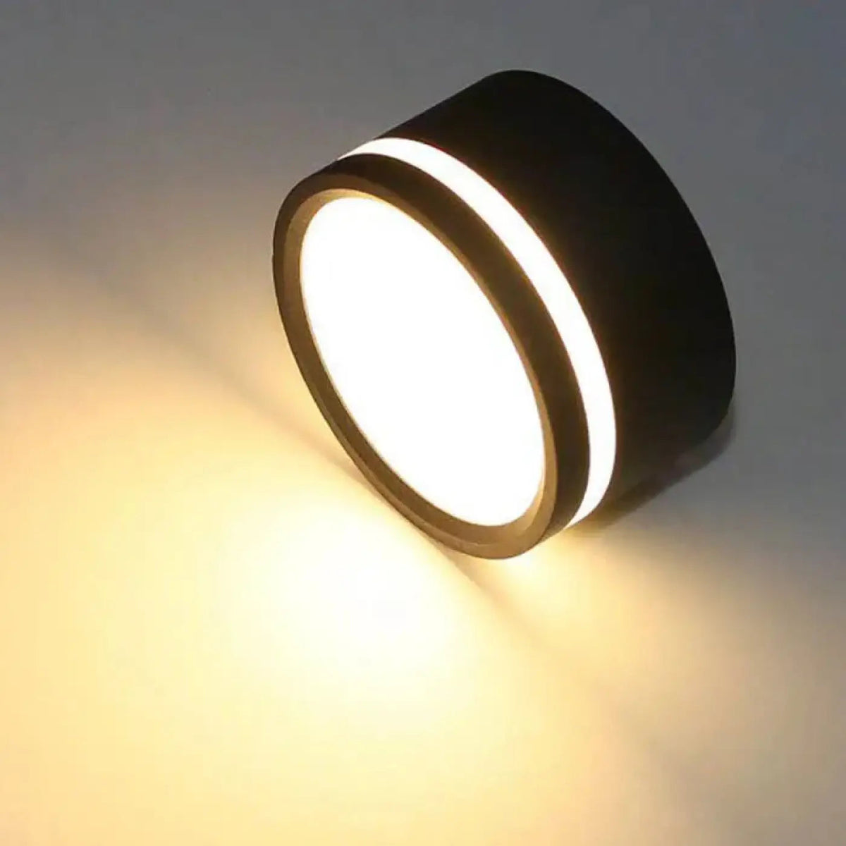 Plafonnier Rond Minimaliste Noir Blanc - Dalumea - vue 4