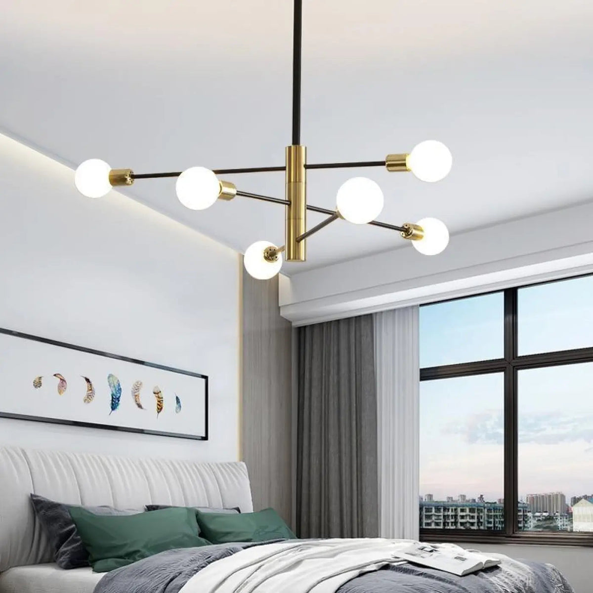Plafonnier Design Noir Scandinave