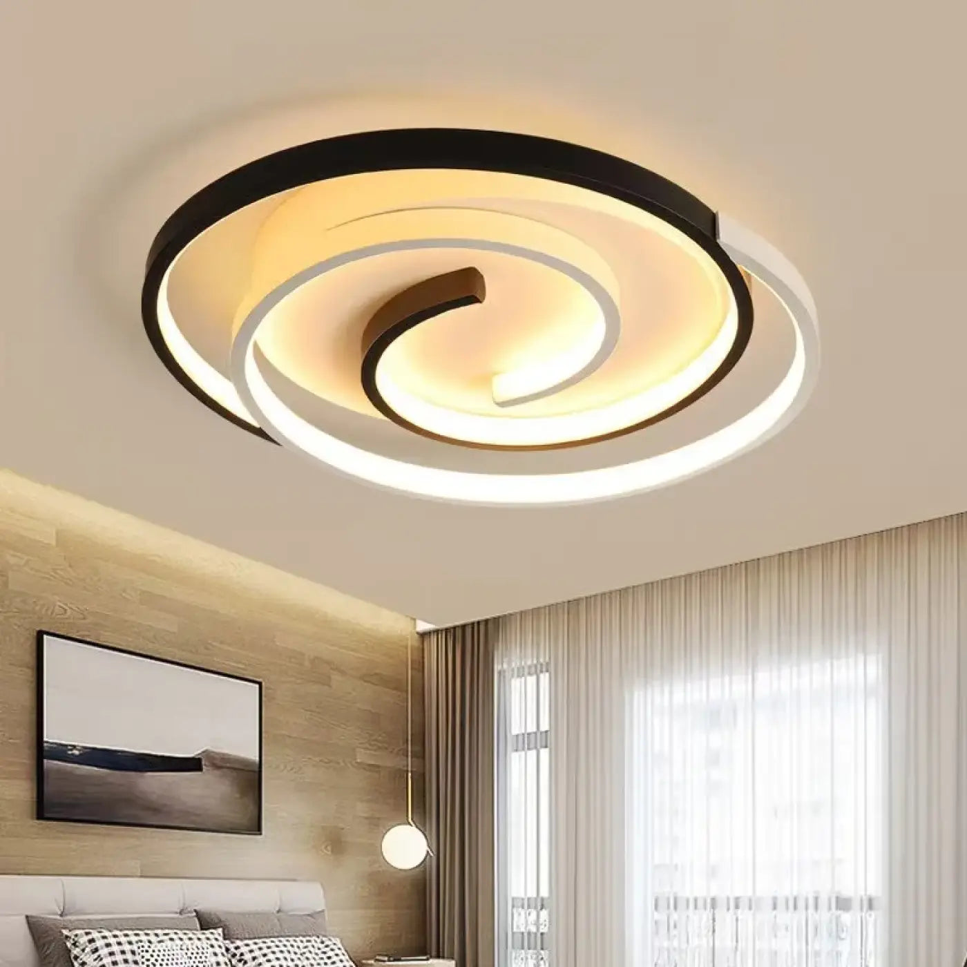 Plafonnier LED Spirale Design - Dalumea - vue 4