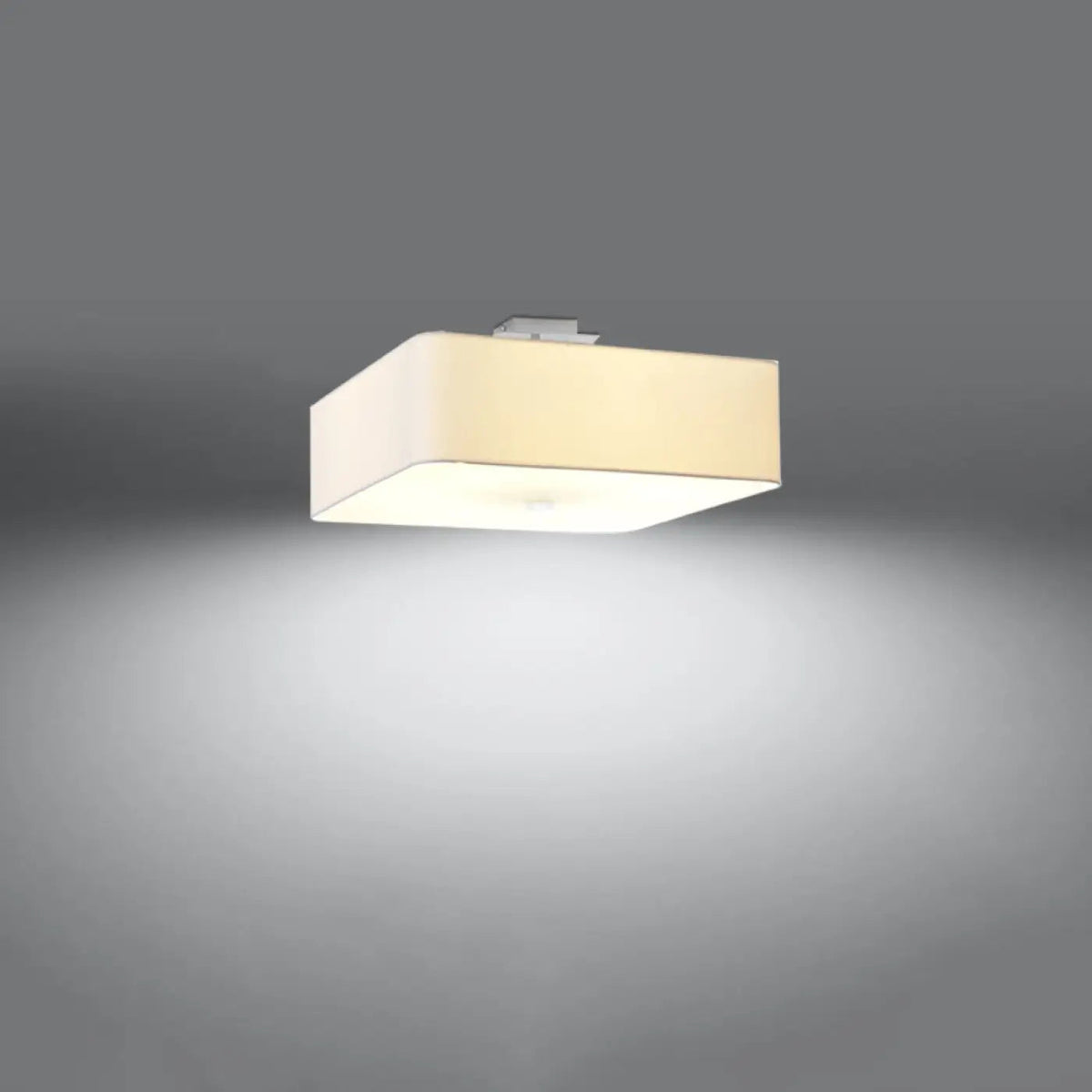 Plafonnier Rectangle Blanc Minimaliste - Dalumea - vue 1