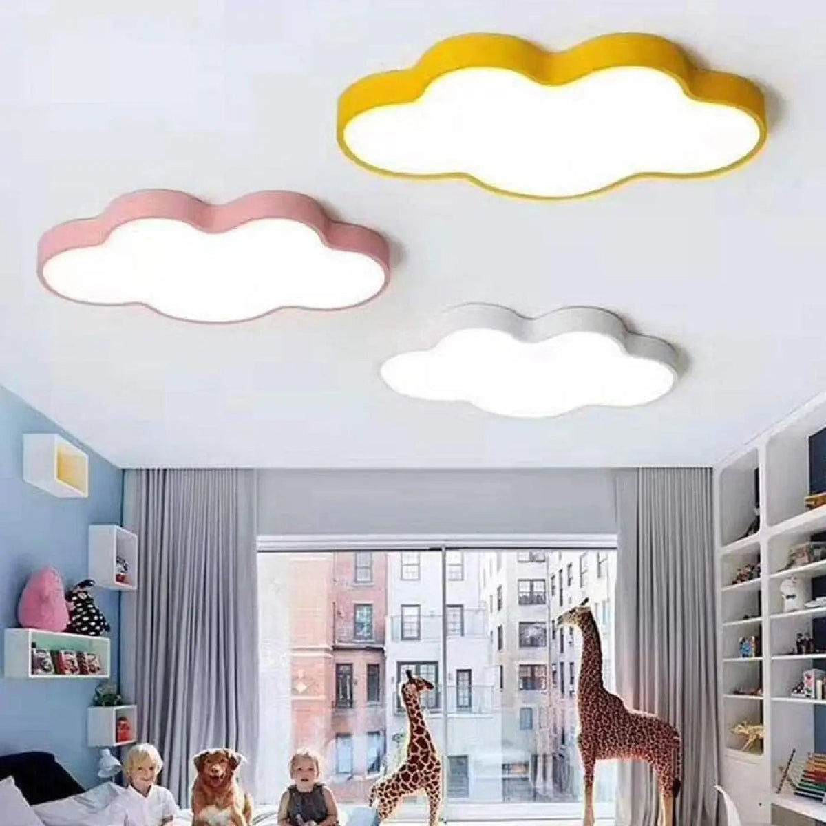 Plafonnier Nuage LED Chambre Enfant - Dalumea - vue 1