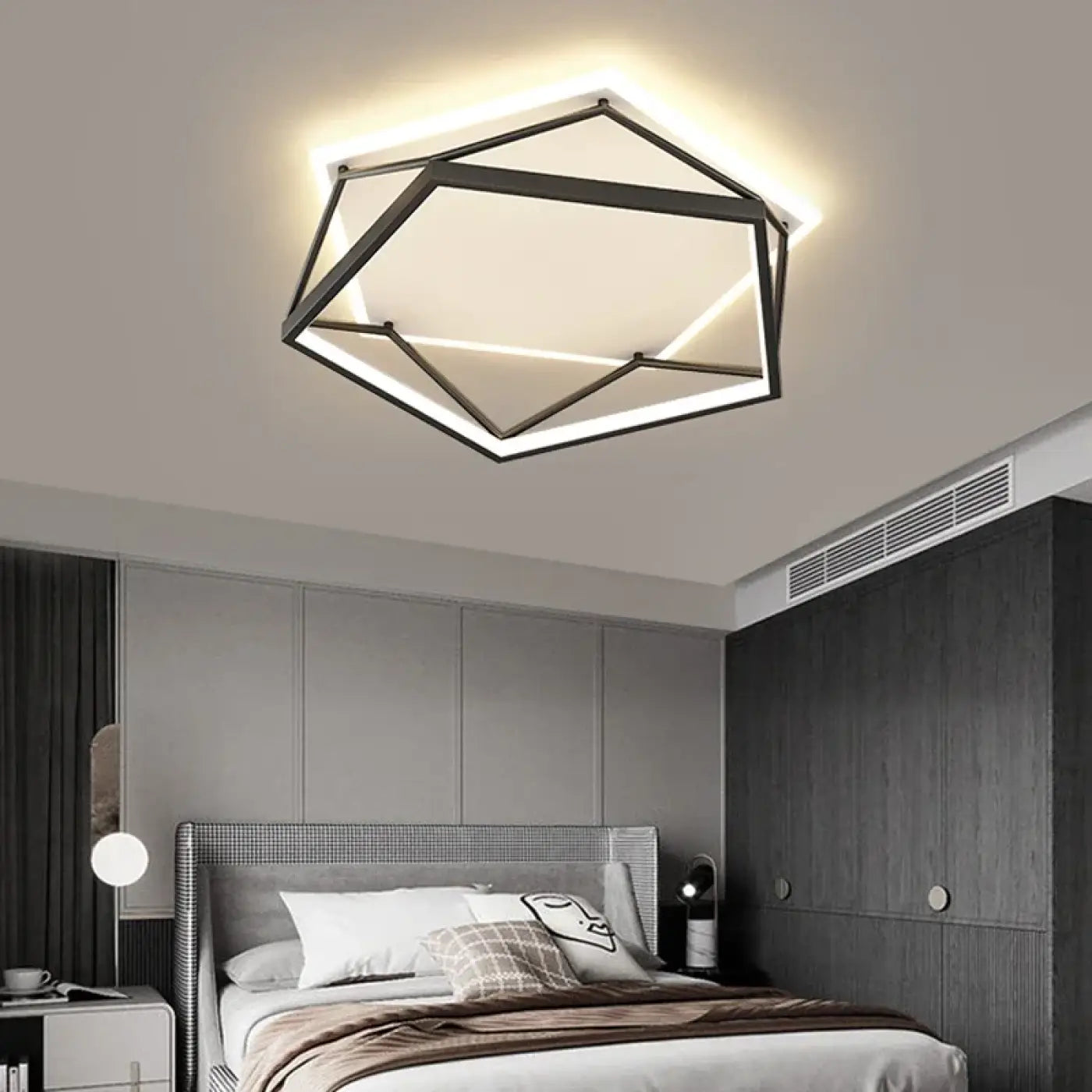 Plafonnier LED Géométrique Design Moderne - Dalumea - vue 1