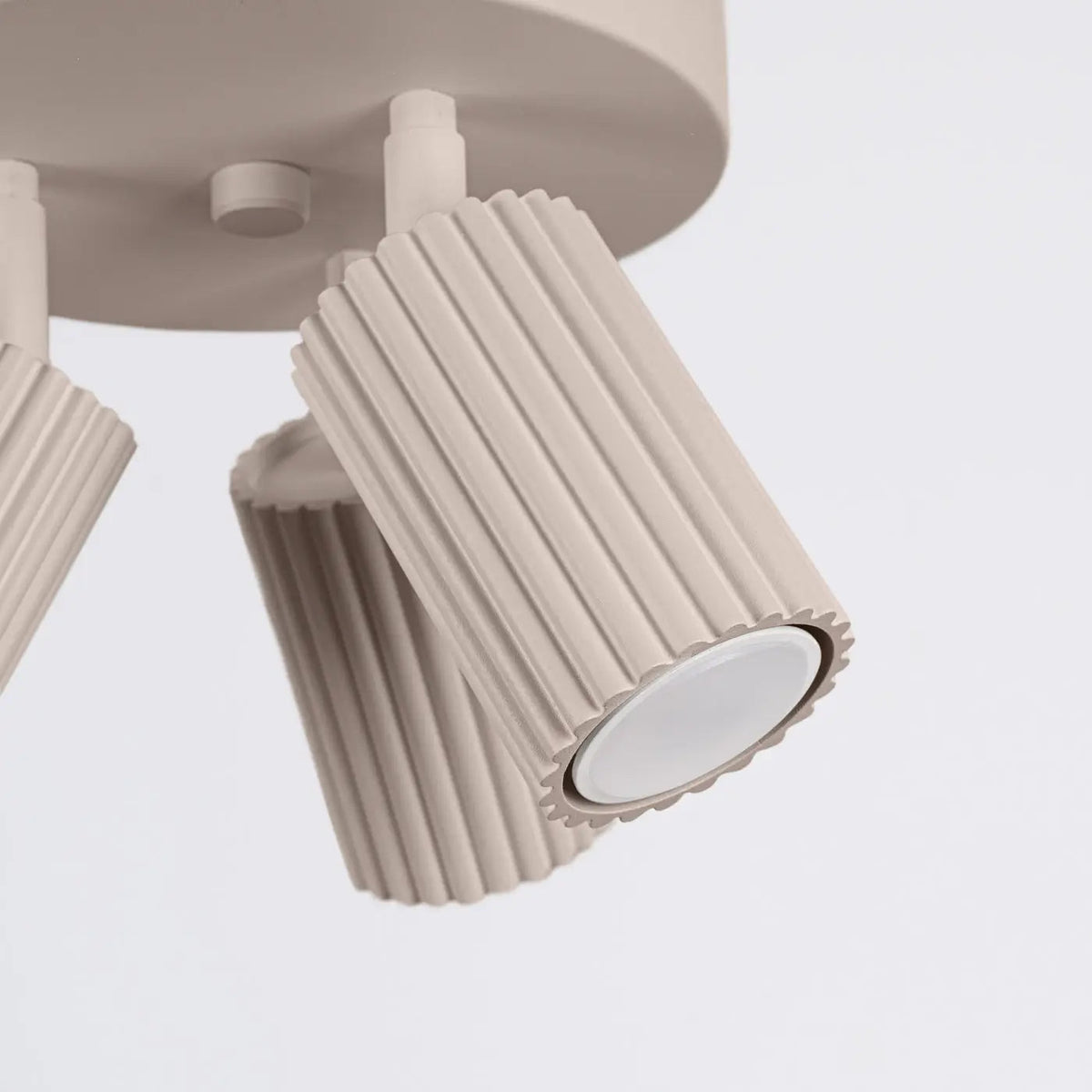 Plafonnier 3 Spots Orientables Taupe - Dalumea - vue 4