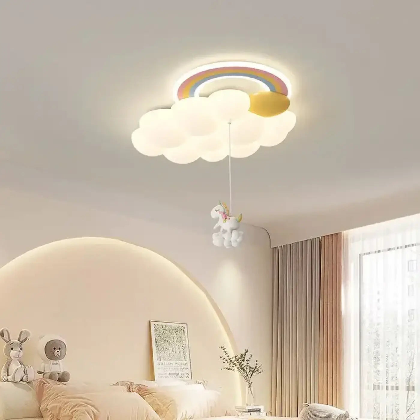 Plafonnier Enfant Nuage LED - Dalumea - vue 2