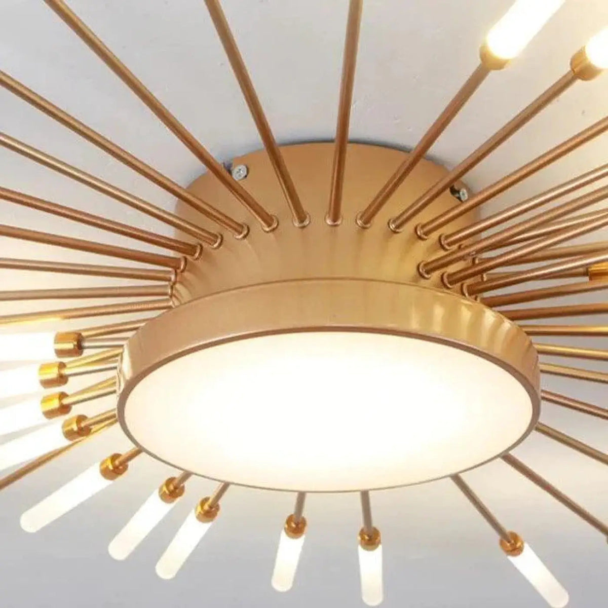 Plafonnier Design Soleil Doré - Dalumea - vue 6
