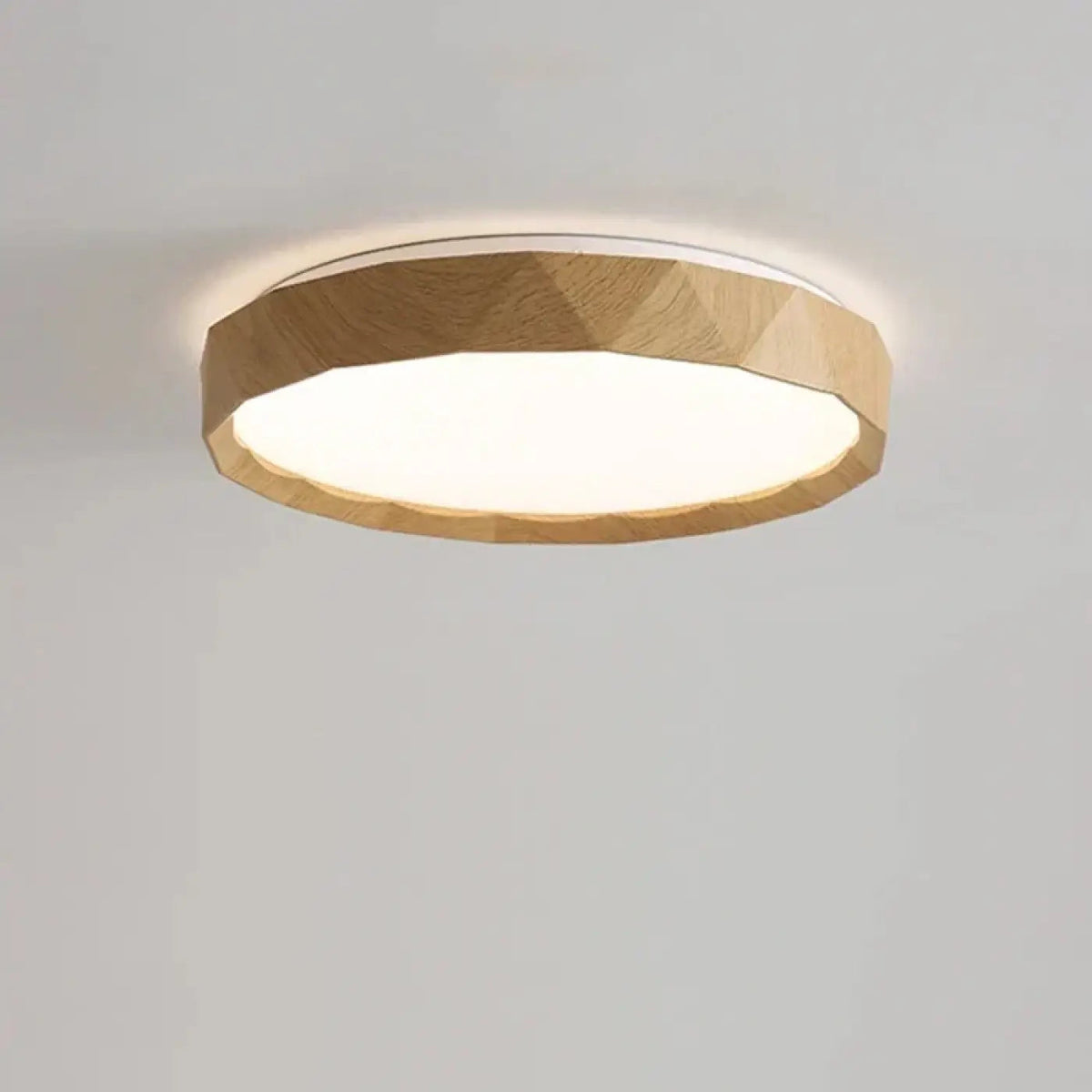 Plafonnier Métal Effet Bois LED - Dalumea - vue 4