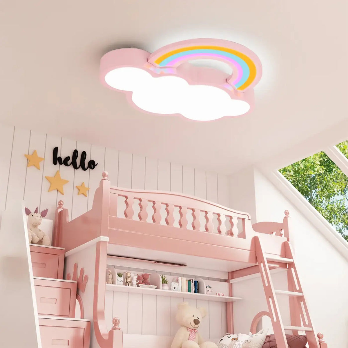 Plafonnier Arc-En-Ciel Chambre Enfant - Dalumea - vue 6