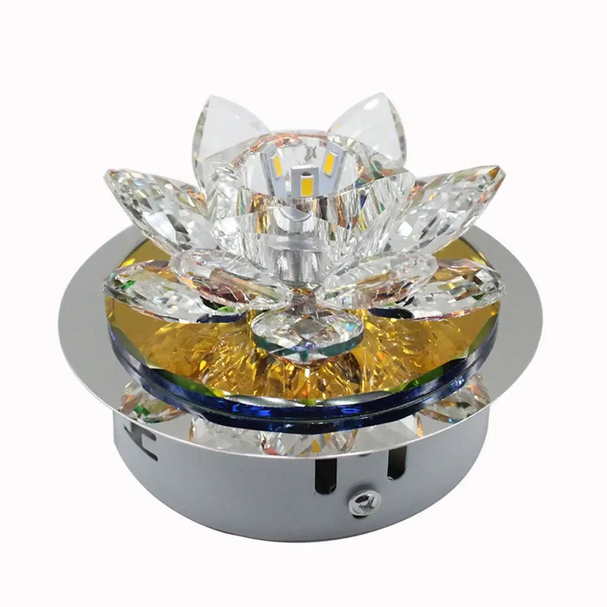 Plafonnier Rond Cristal Étincelant - Dalumea - vue 3