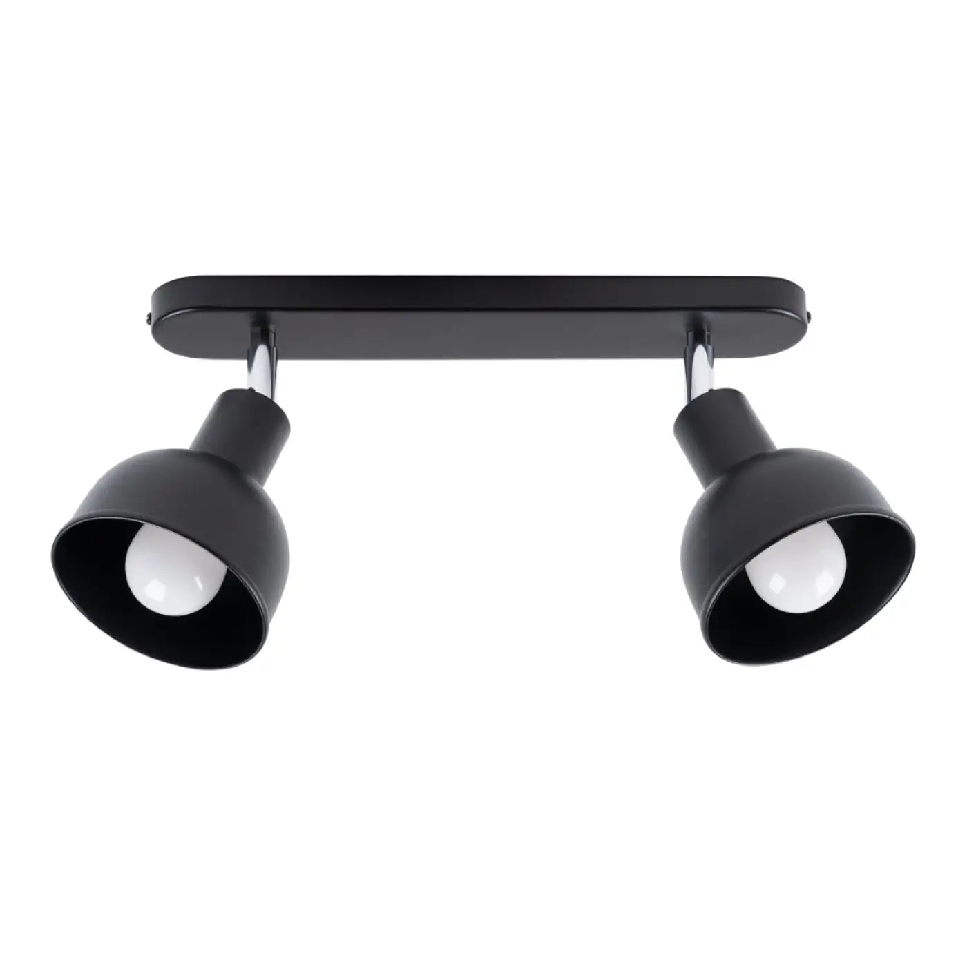 Plafonnier Double Spot Orientable Noir - Dalumea - vue 3