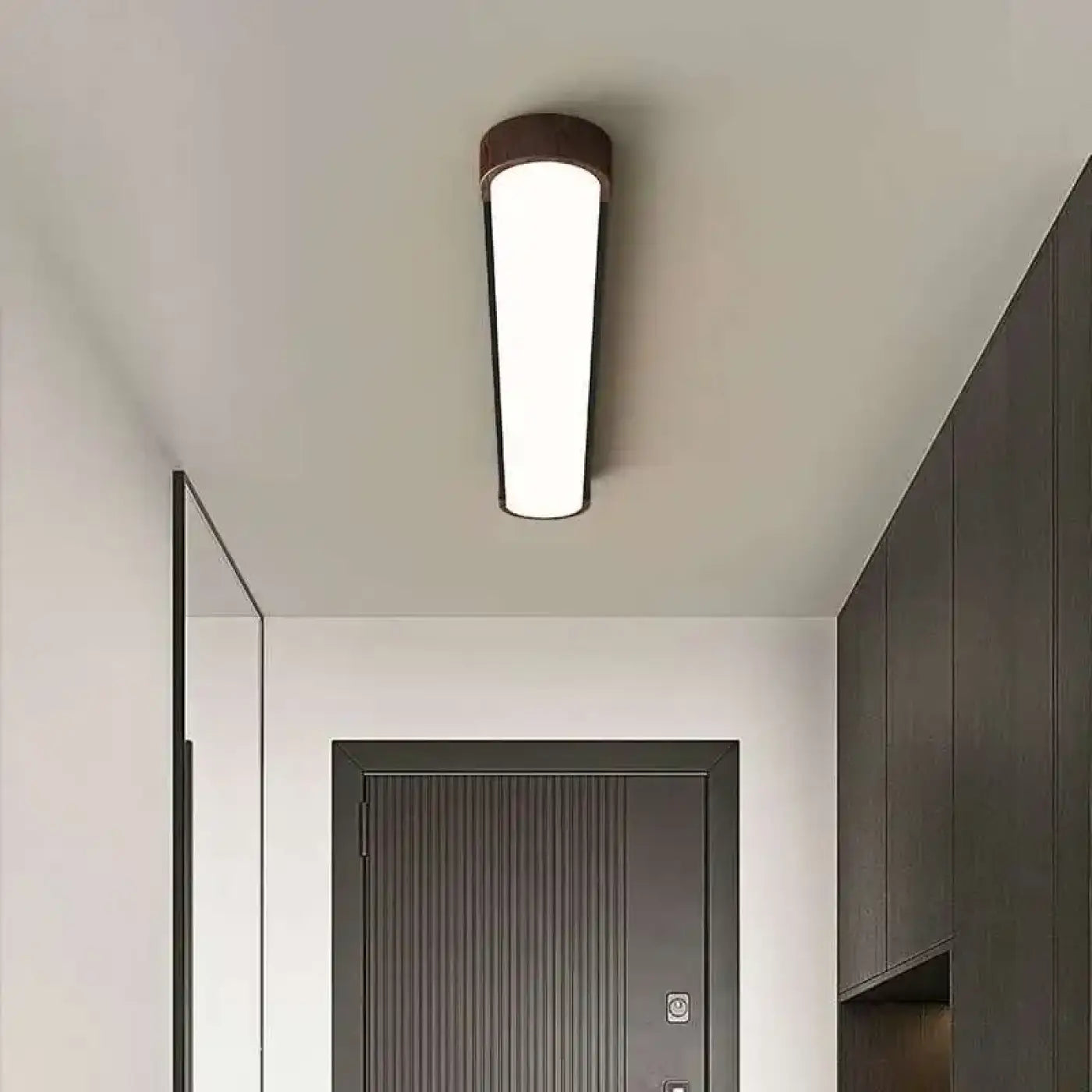 Plafonnier LED Bois Minimaliste - Dalumea - vue 5