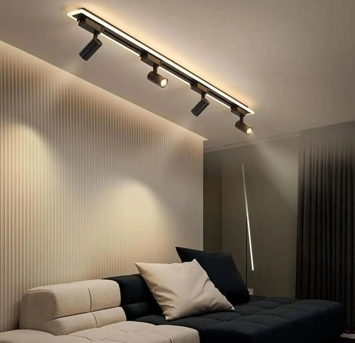 Plafonnier Rail Spots Orientables