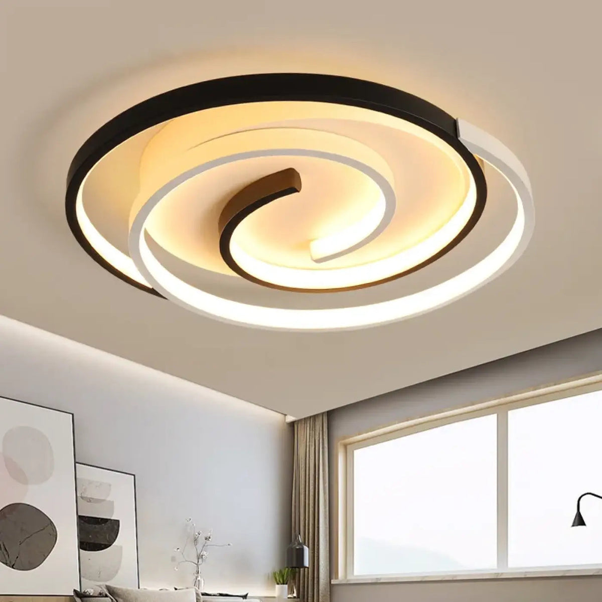Plafonnier LED Spirale Design - Dalumea - vue 1
