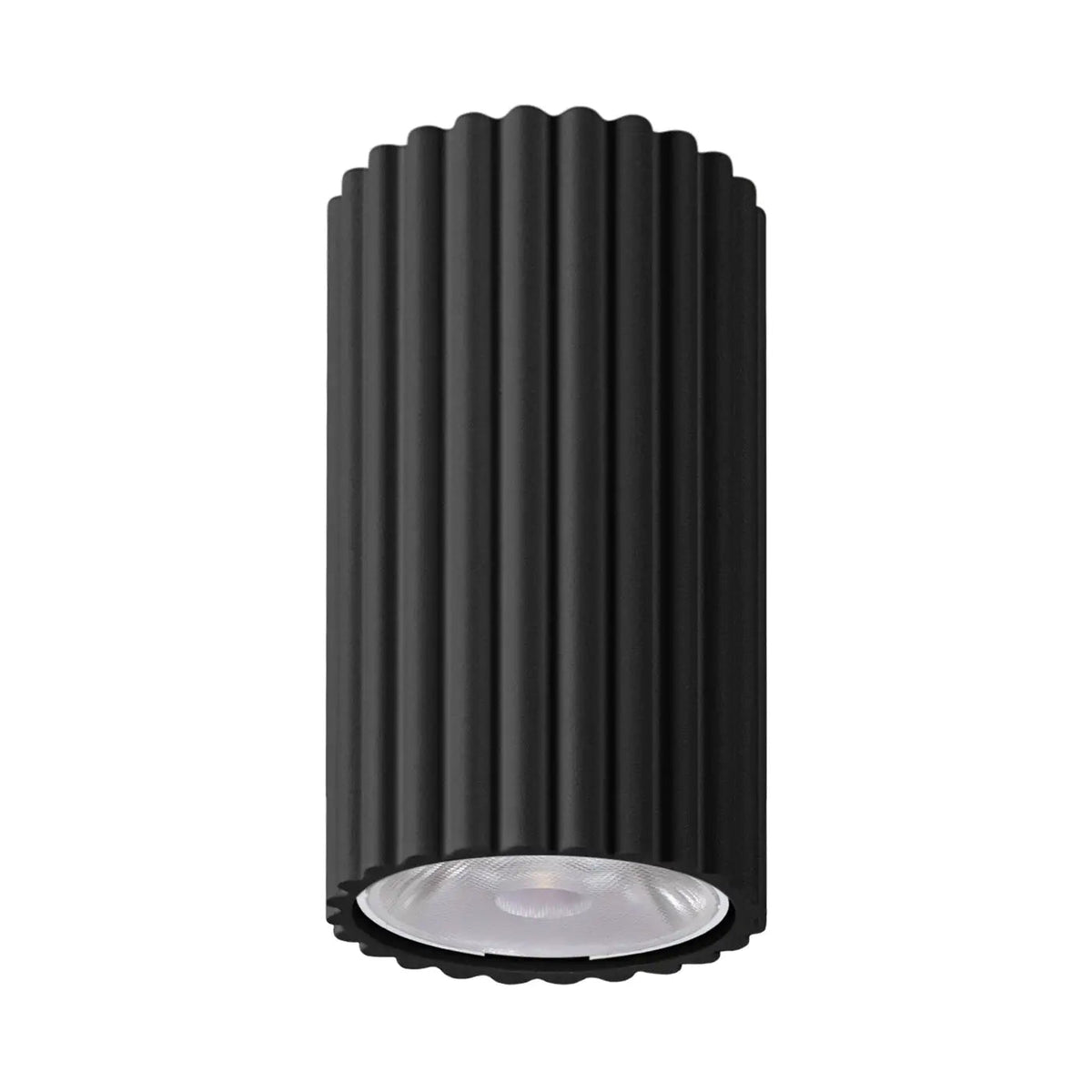 Plafonnier Cylindrique Noir LED