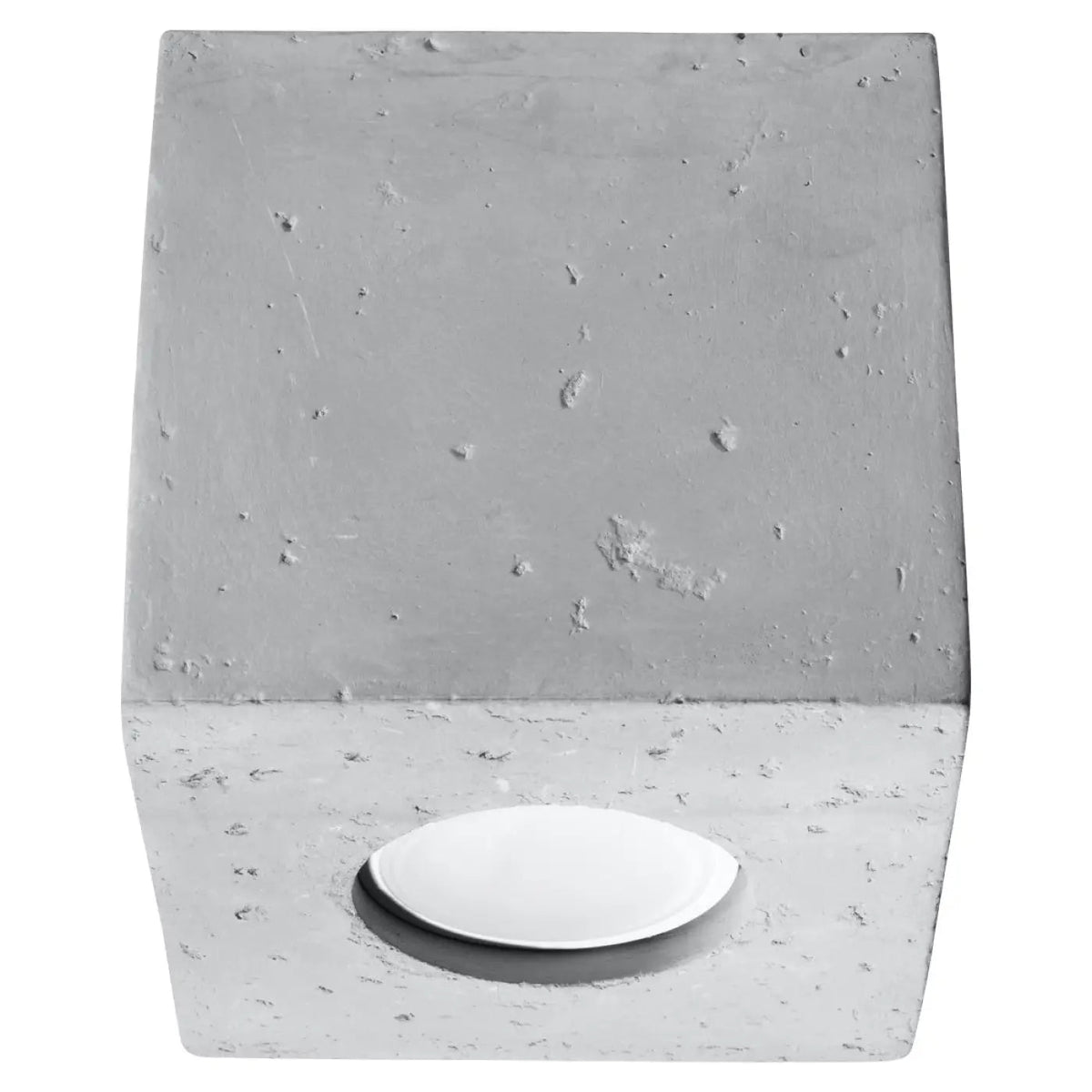 Plafonnier Béton Gris Minimaliste - Dalumea - vue 3