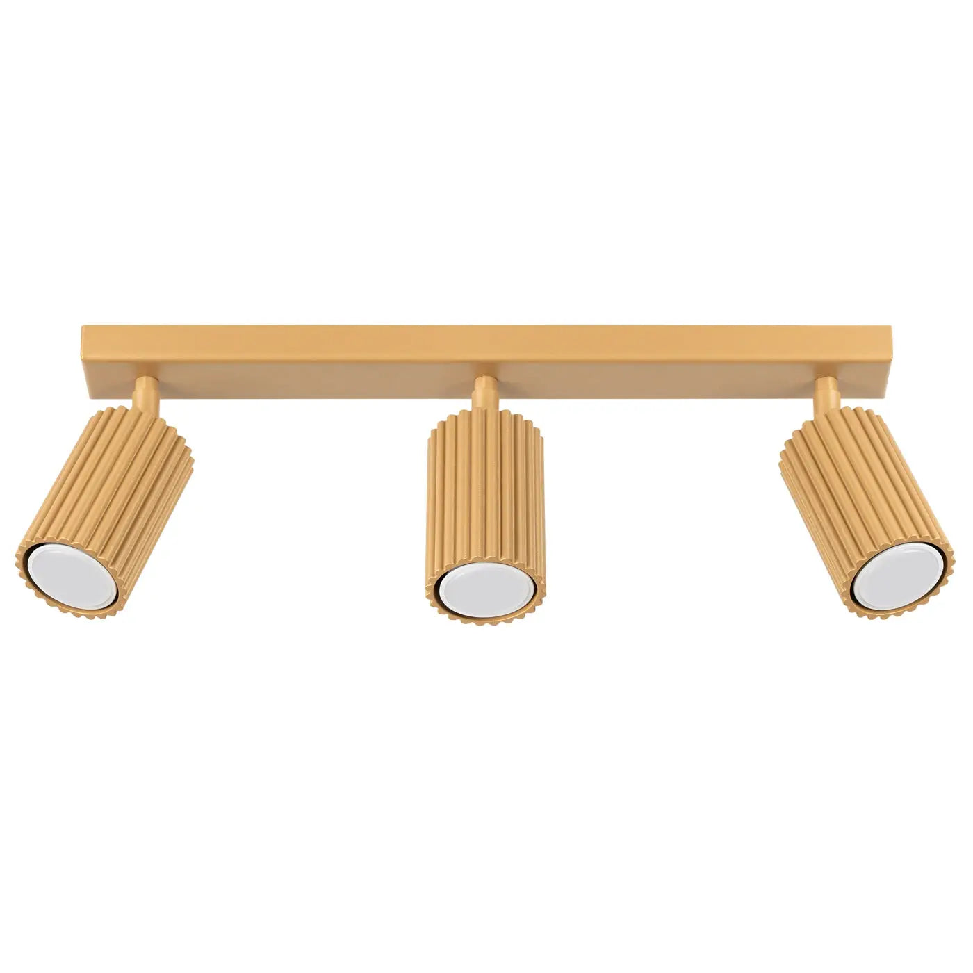 Plafonnier 3 Spots Doré Design - Dalumea - vue 8