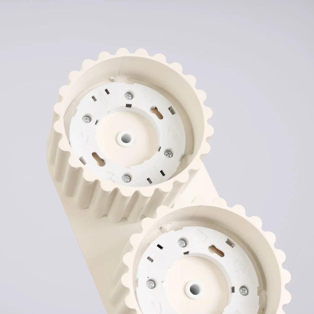 Plafonnier Double Spot Cylindrique Beige - Dalumea - vue 4