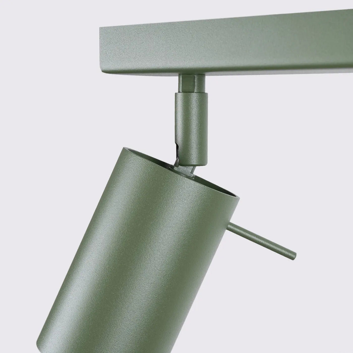 Plafonnier 2 Spots Lisse Vert Olive - Dalumea - vue 7