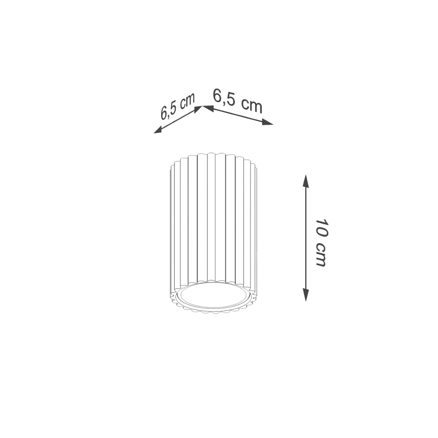Plafonnier luminaire plafonnier vert olive cylindrique elegant - Dalumea - vue 11