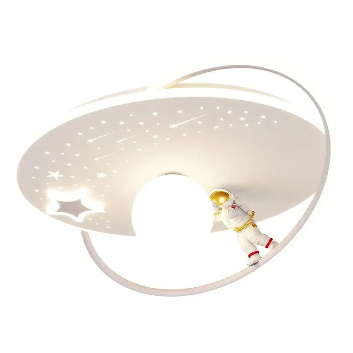 Suspension Planète Anneaux LED - Dalumea - vue 10