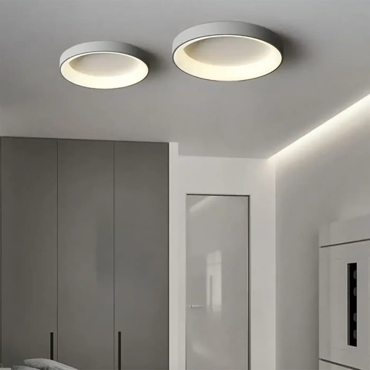 Plafonnier LED Rond Ultra Fin - Dalumea - vue 2