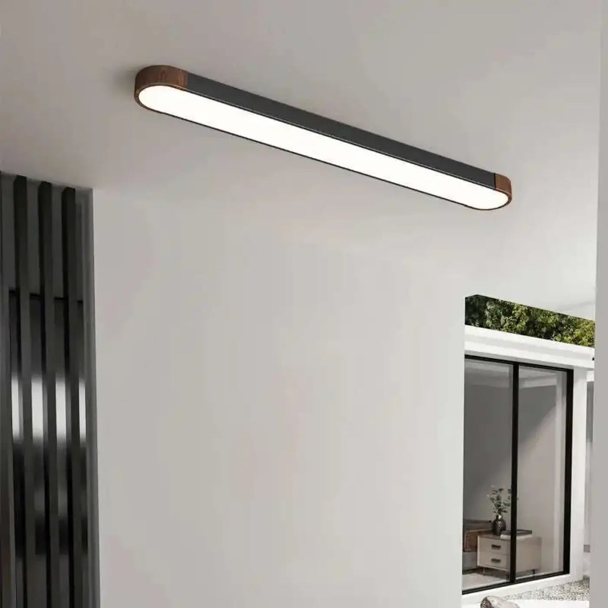 Plafonnier LED Bois Minimaliste - Dalumea - vue 3