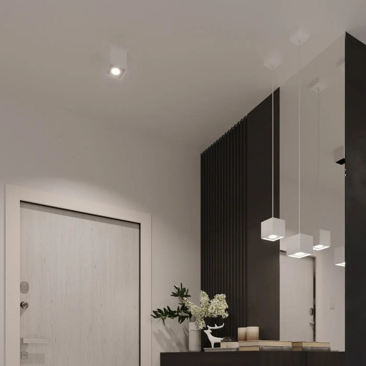 Plafonnier Double Spot Cubes Blanc - Dalumea - vue 5