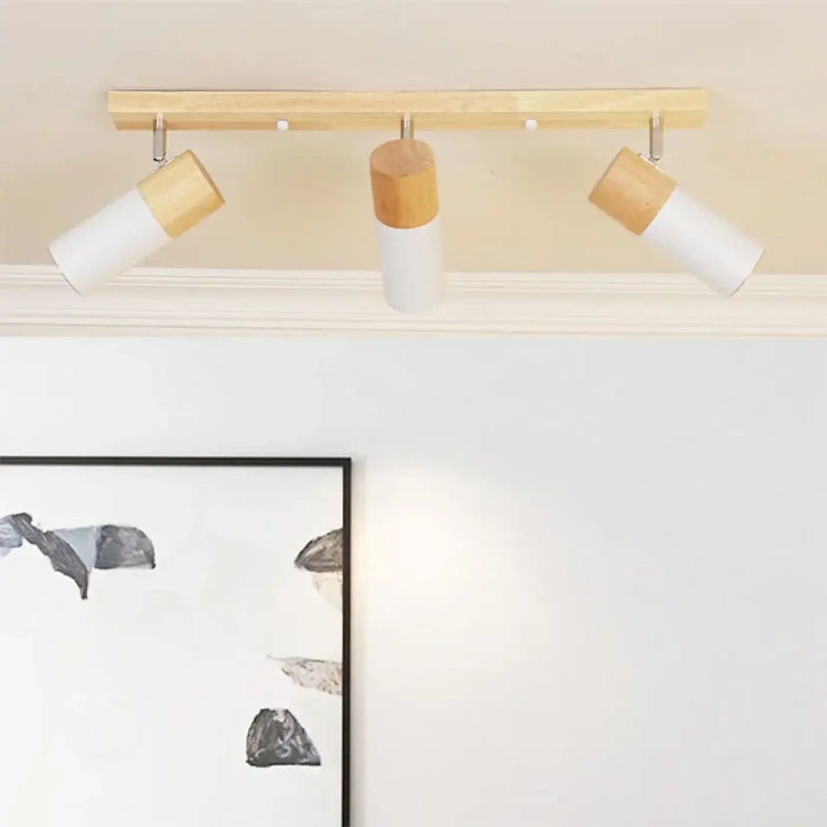 Plafonnier Spot Bois Orientable - Dalumea - vue 3