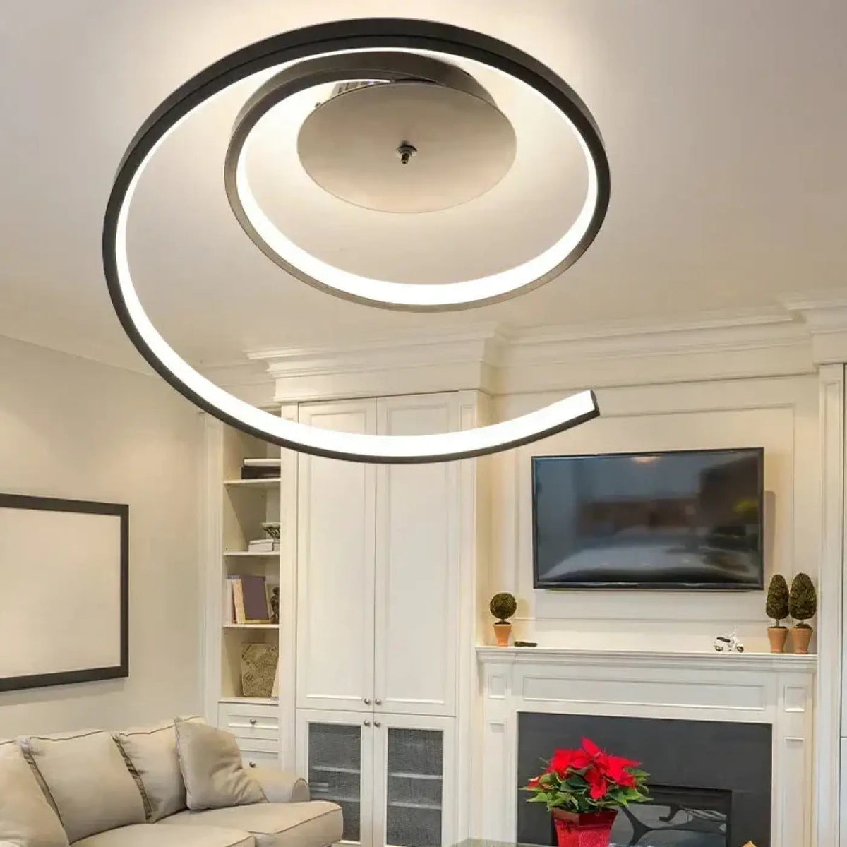 Plafonnier LED Circulaire Design Minimaliste