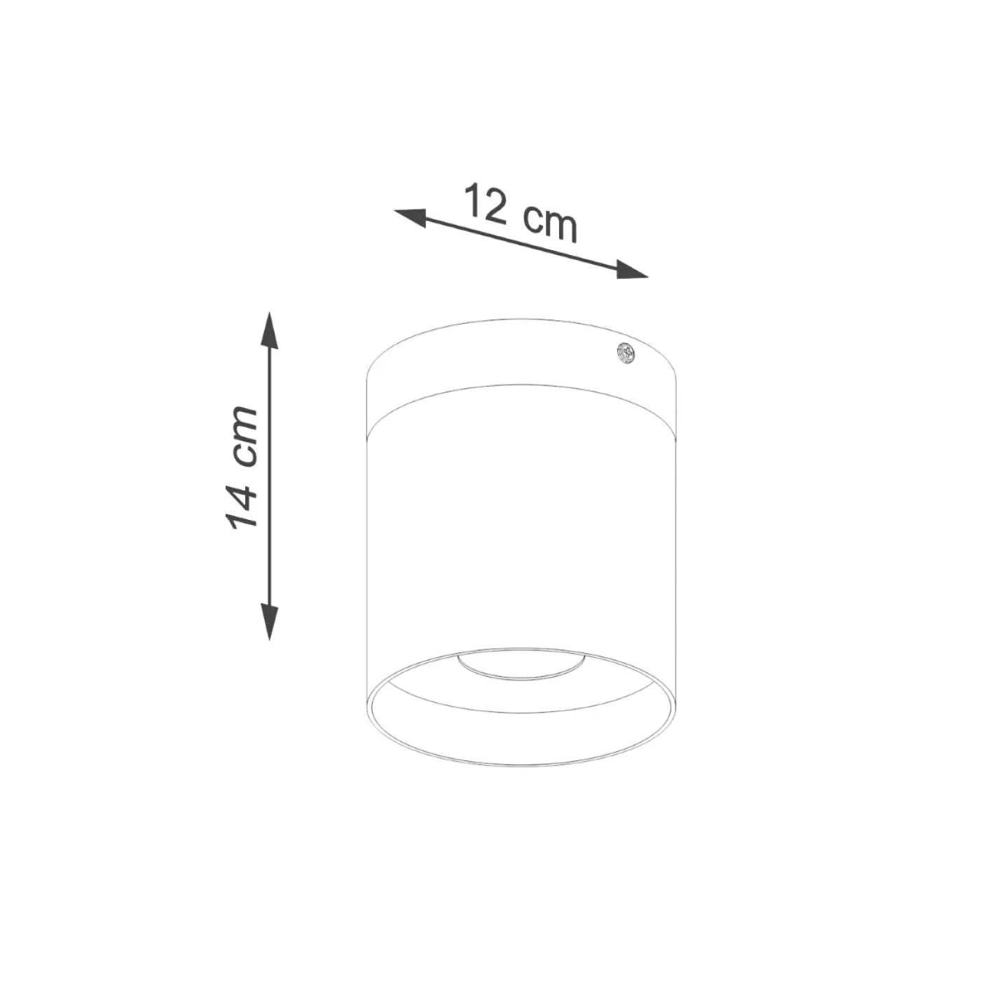 Plafonnier luminaire plafonnier bois blanc design cylindrique led - blanc - Dalumea - vue 12