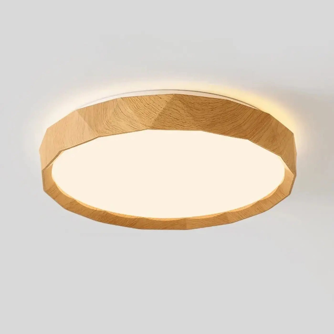 Plafonnier Métal Effet Bois LED - Dalumea - vue 3