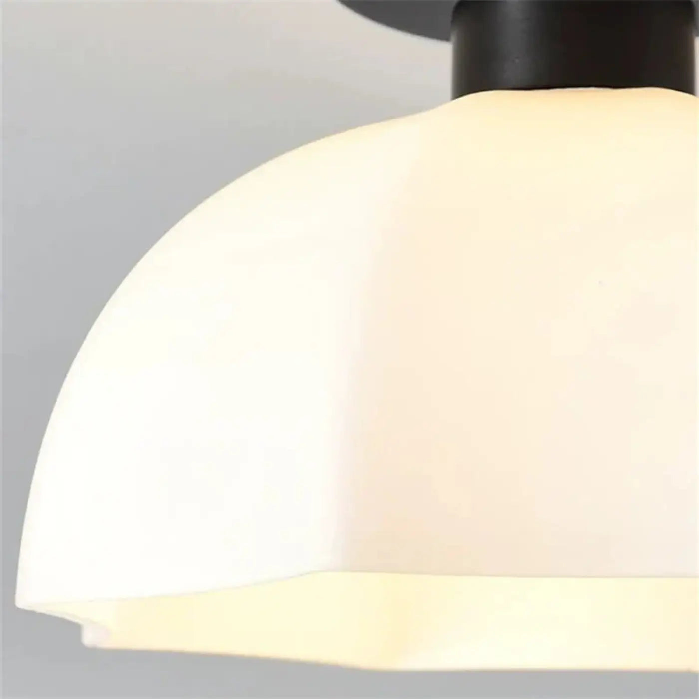 Plafonnier Vintage Blanc Doré - Dalumea - vue 5