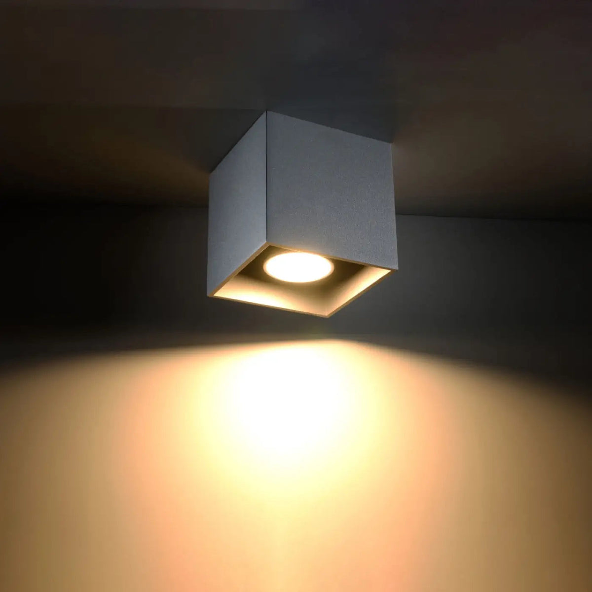Plafonnier Gris Minimaliste Moderne - Dalumea - vue 1