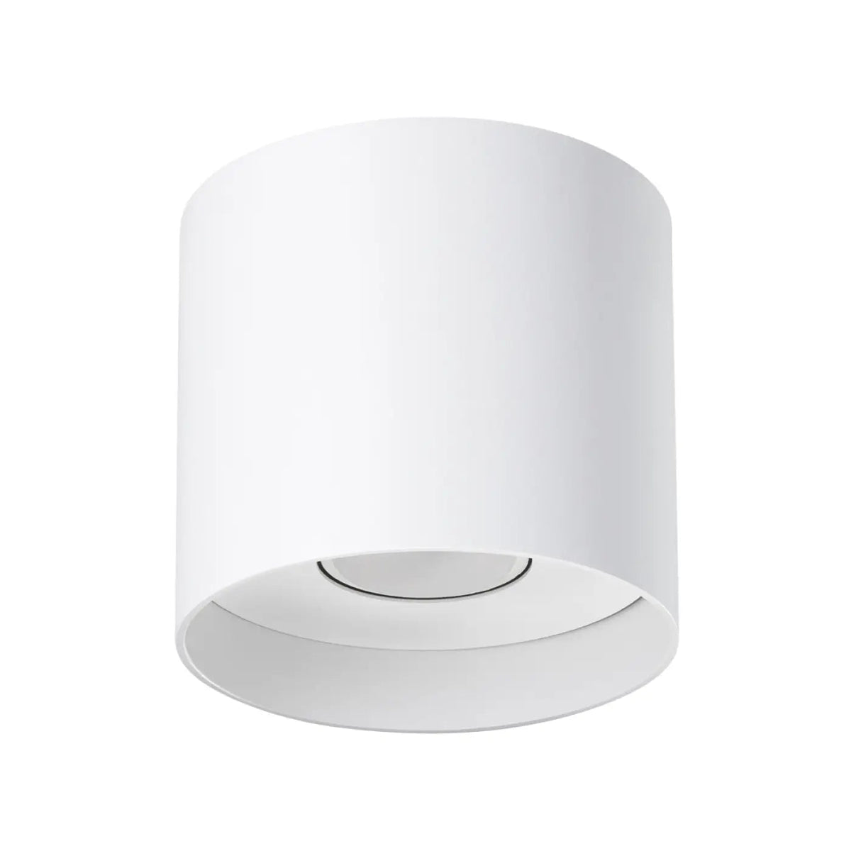 Plafonnier Cylindrique Lisse Blanc Minimaliste - Dalumea - vue 4